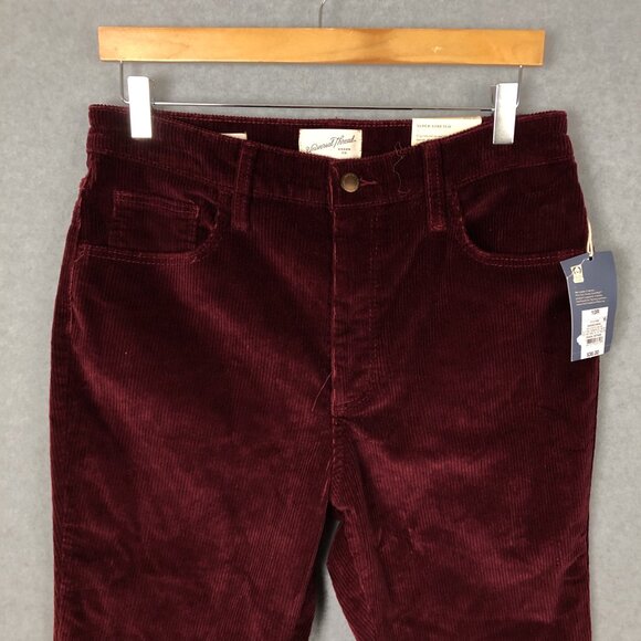 NWT Universal Thread Corduroy Red High Rise Bootcut Ankle Pants - Picture 3 of 9